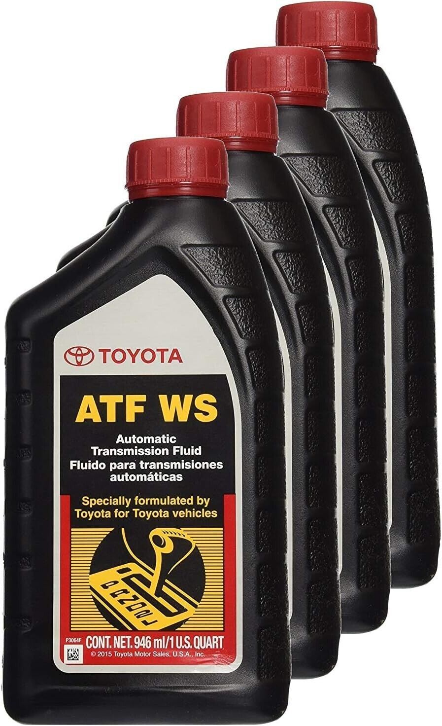 4 Quart GENUINE TOYOTA ATF WS Automatic Transmission Oil 00289-ATFWS