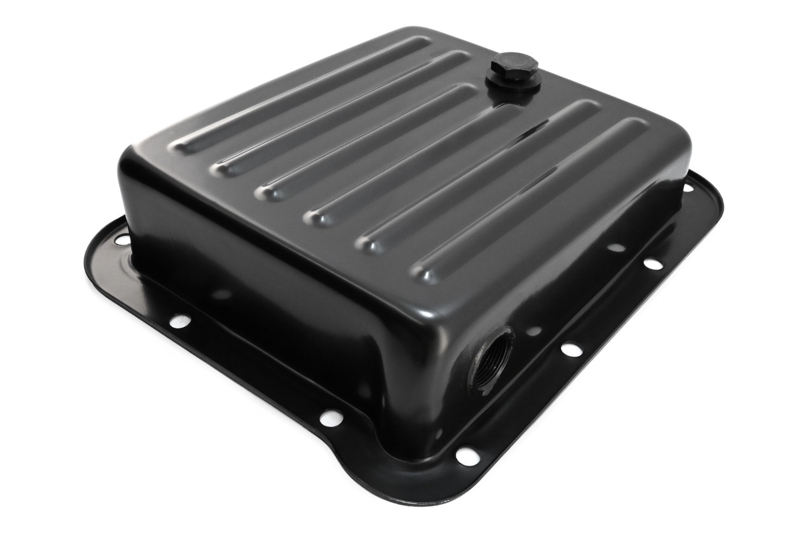 Steel Transmission Pan Fits Ford C4 – Pan Fill Style – Black