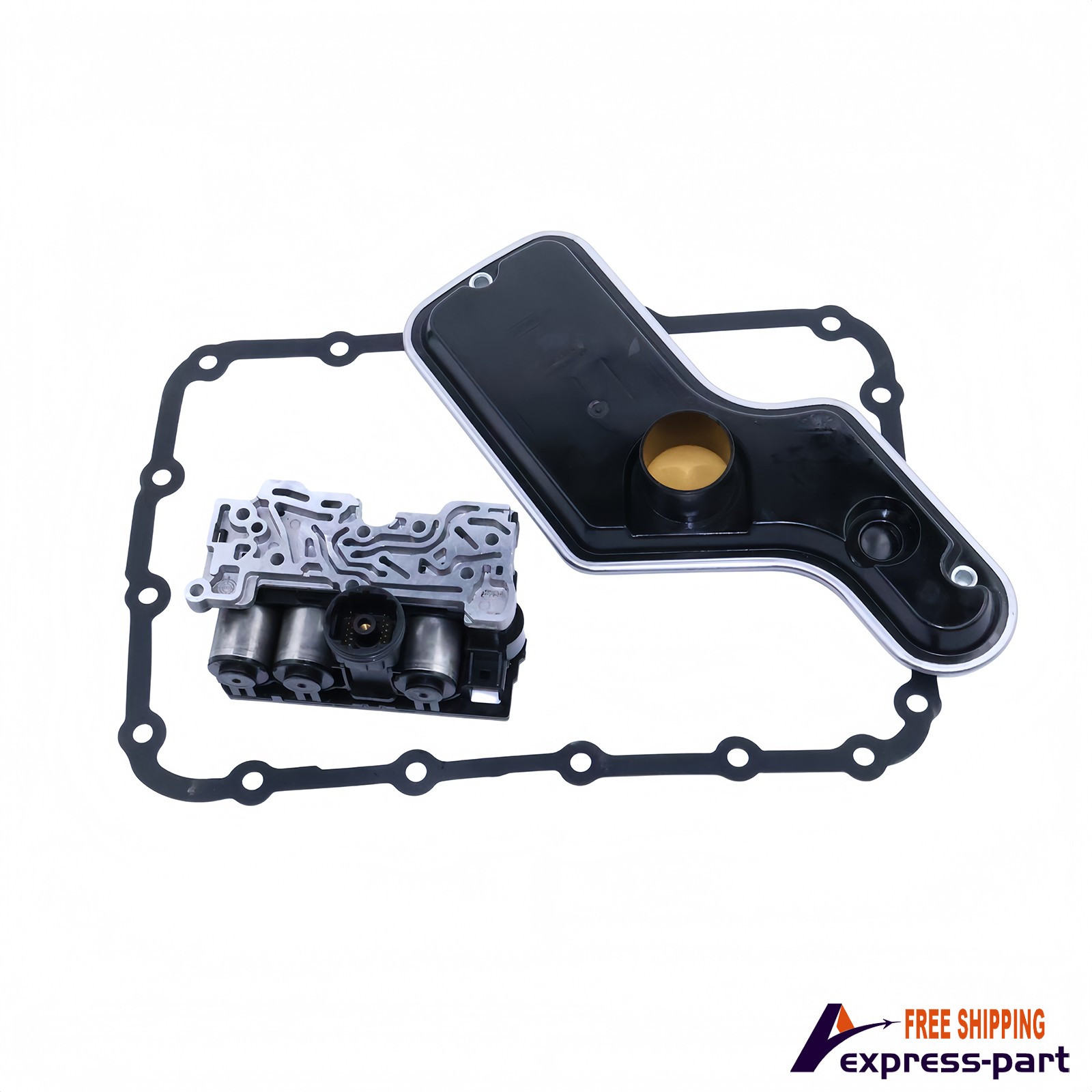 Transmission Shift Solenoid & Filter Kit For Ford Explorer Mustang 5R55W 5R55S