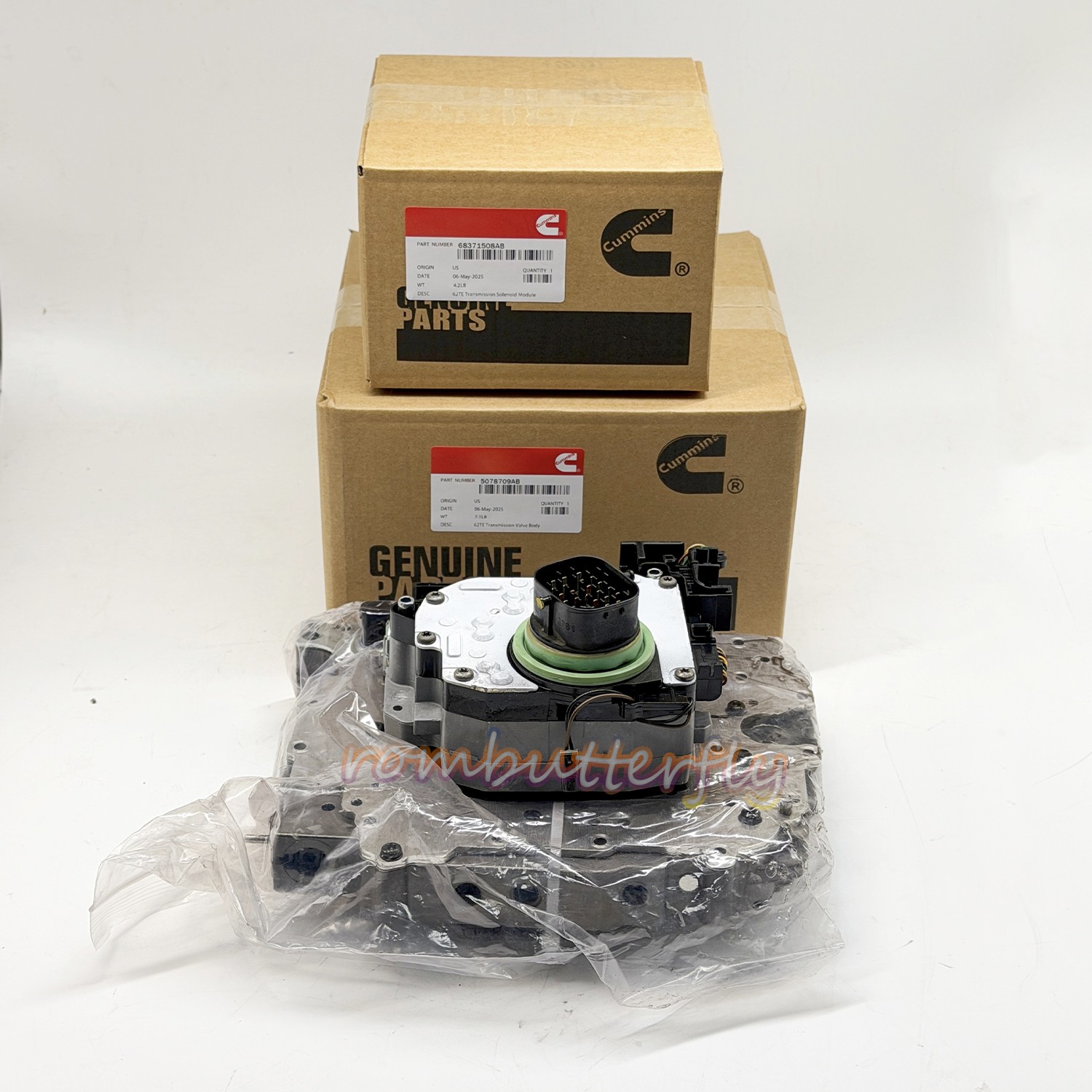 62TE Transmission Valve Body with Solenoid 6-Speed For Dodge Chrysler 5078723AD