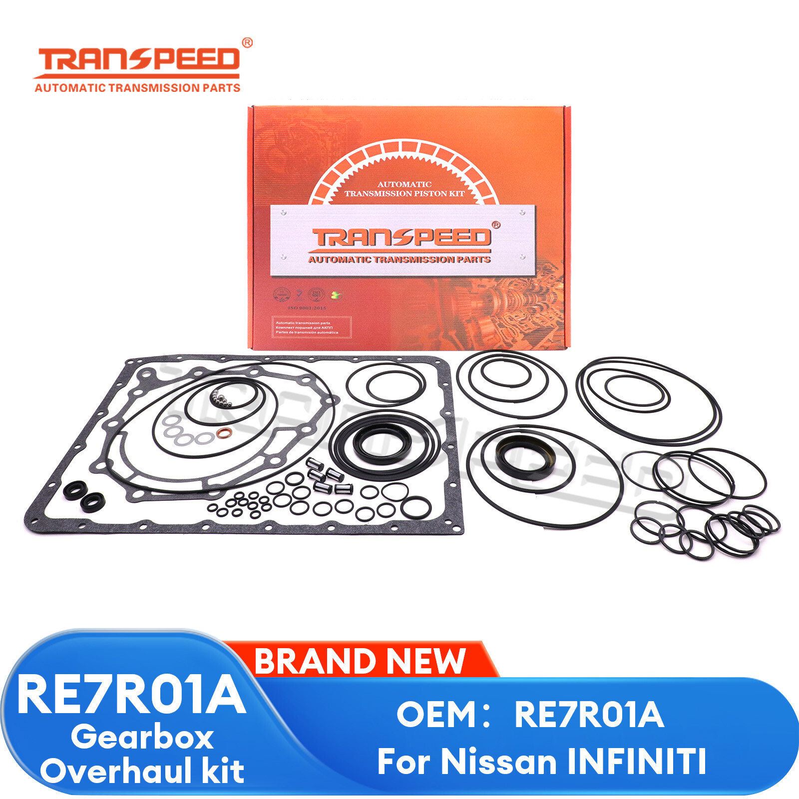 TRANSPEED Transmission JR711E JR710E RE7R01A Overhaul kit Seal For Nissan