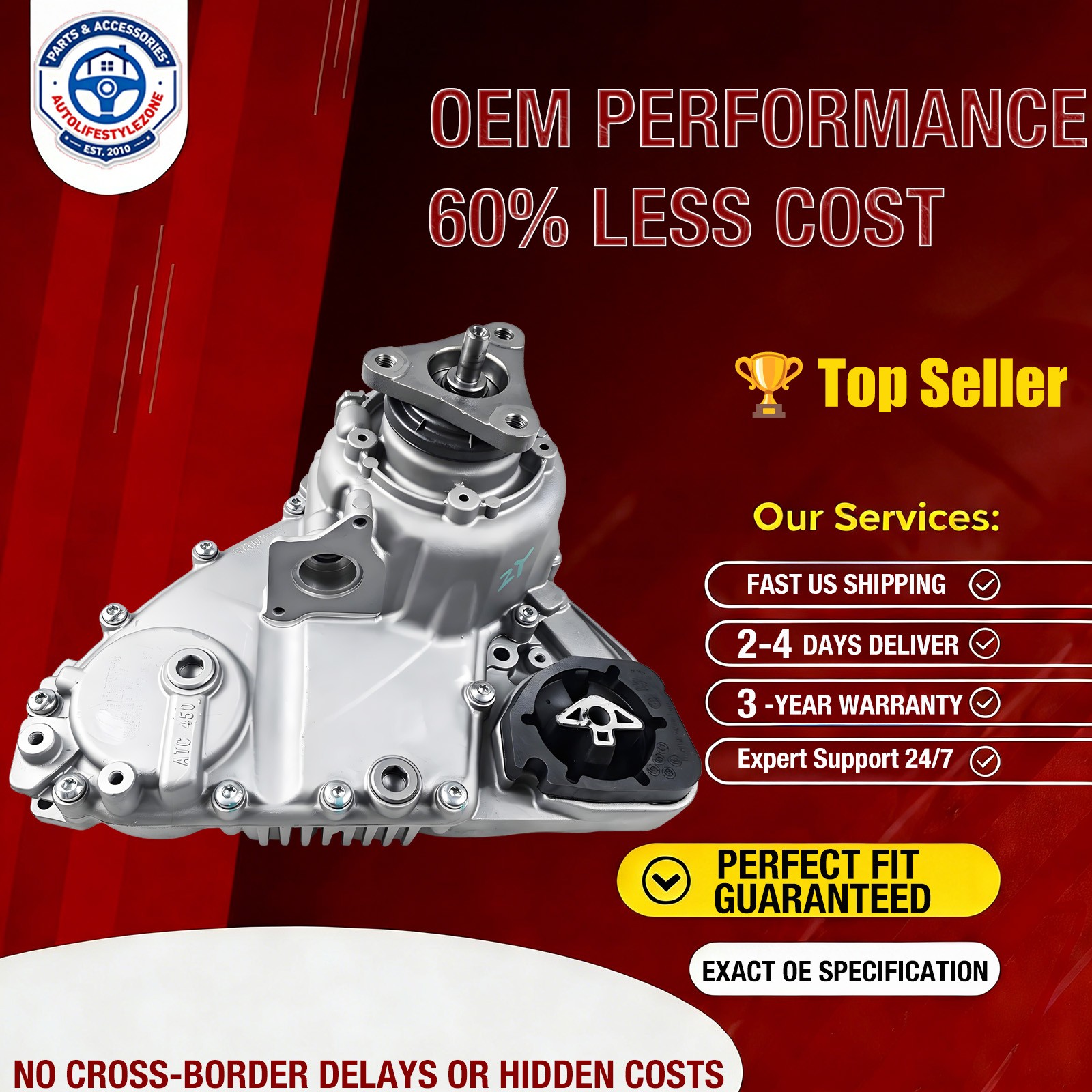 Transfer Box Case Assembly For BMW X5 E70 X6 E71 xDrive35i ATC450 #27108697972