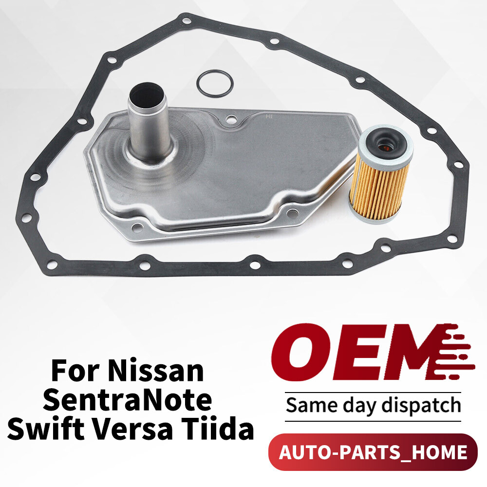 3Pcs Transmission Oil Filters Kit W/Pan Gasket For 2012-2019 NISSAN SENTRA VERSA
