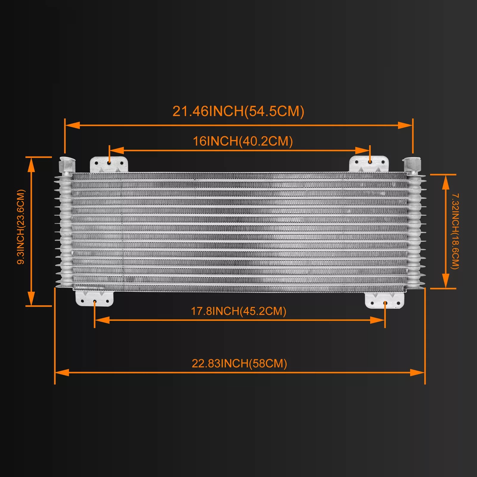 40K Transmission Cooler Trans For Tru Cool Oil Cooler GVW Max 40,000 LPD47391