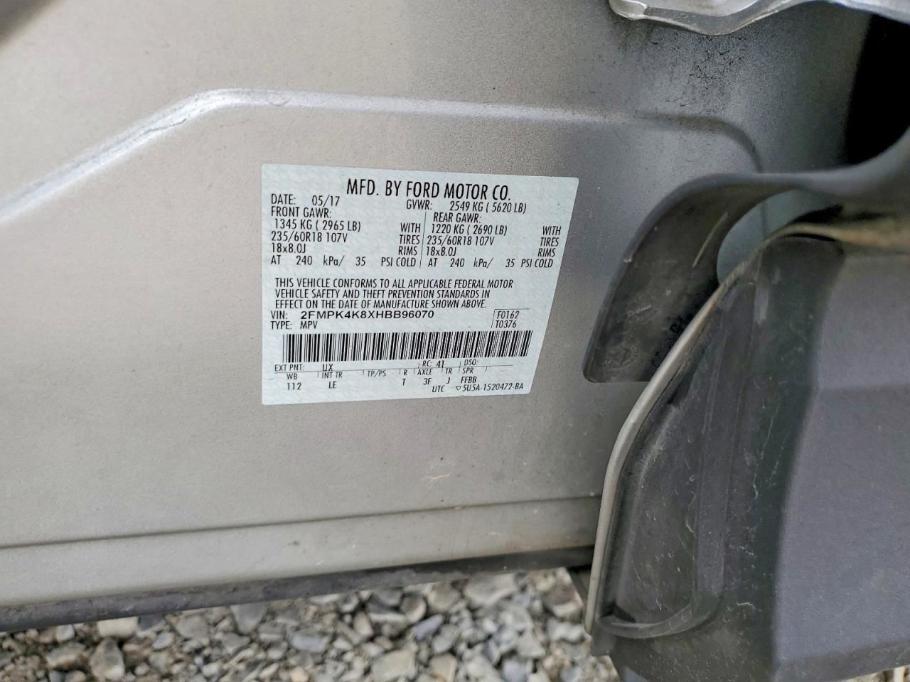 Transfer Case 3.5L Without Oil Cooler Fits 15-18 EDGE 5433668