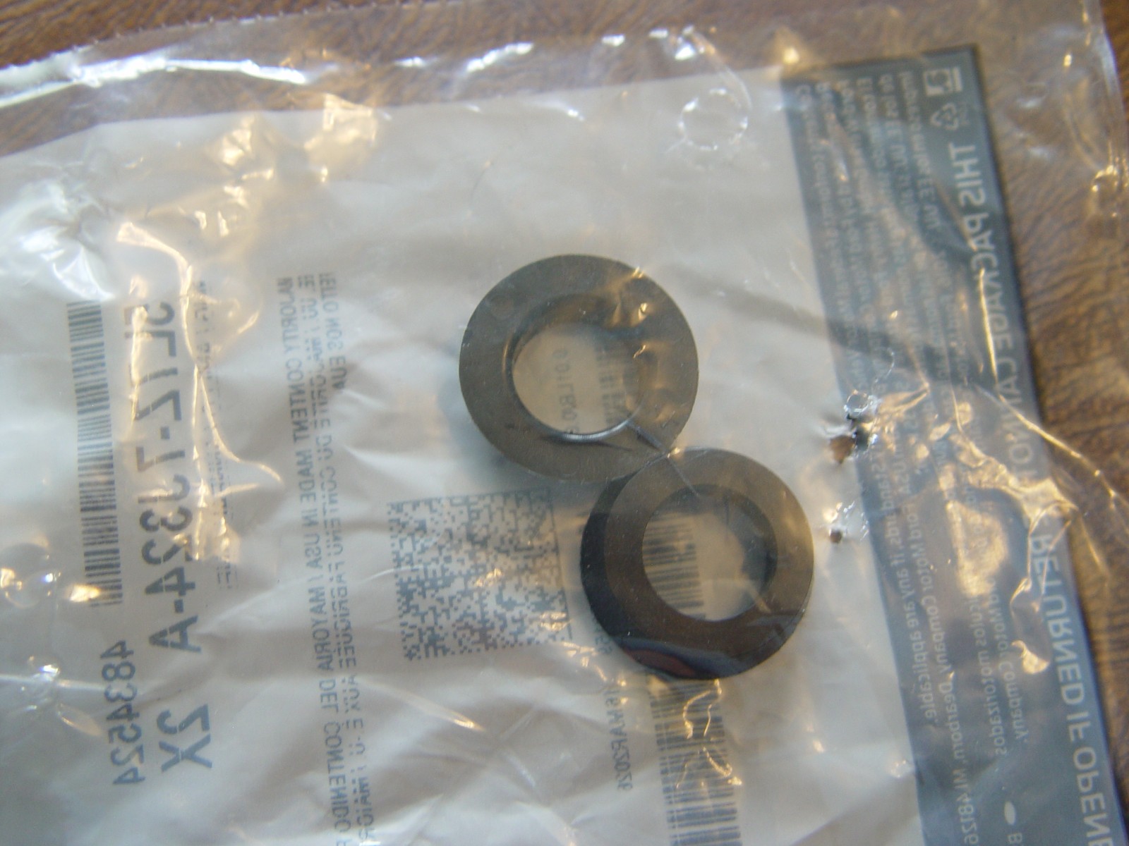 OEM Genuine Ford 5L7Z-7J324-A Transmission Cooler Line Seals. Never used.