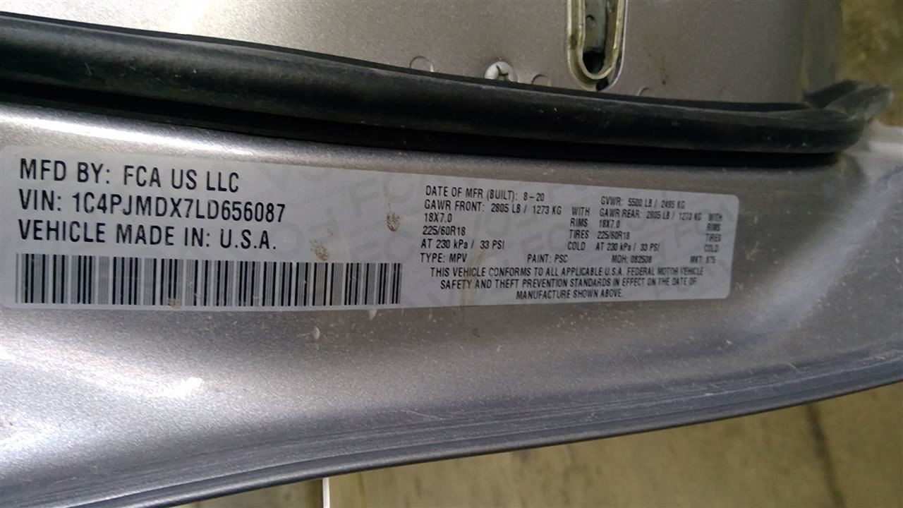 Automatic Transmission 3.2L AWD Opt Dfh 3.25 Ratio Fits 20-22 CHEROKEE 12119741