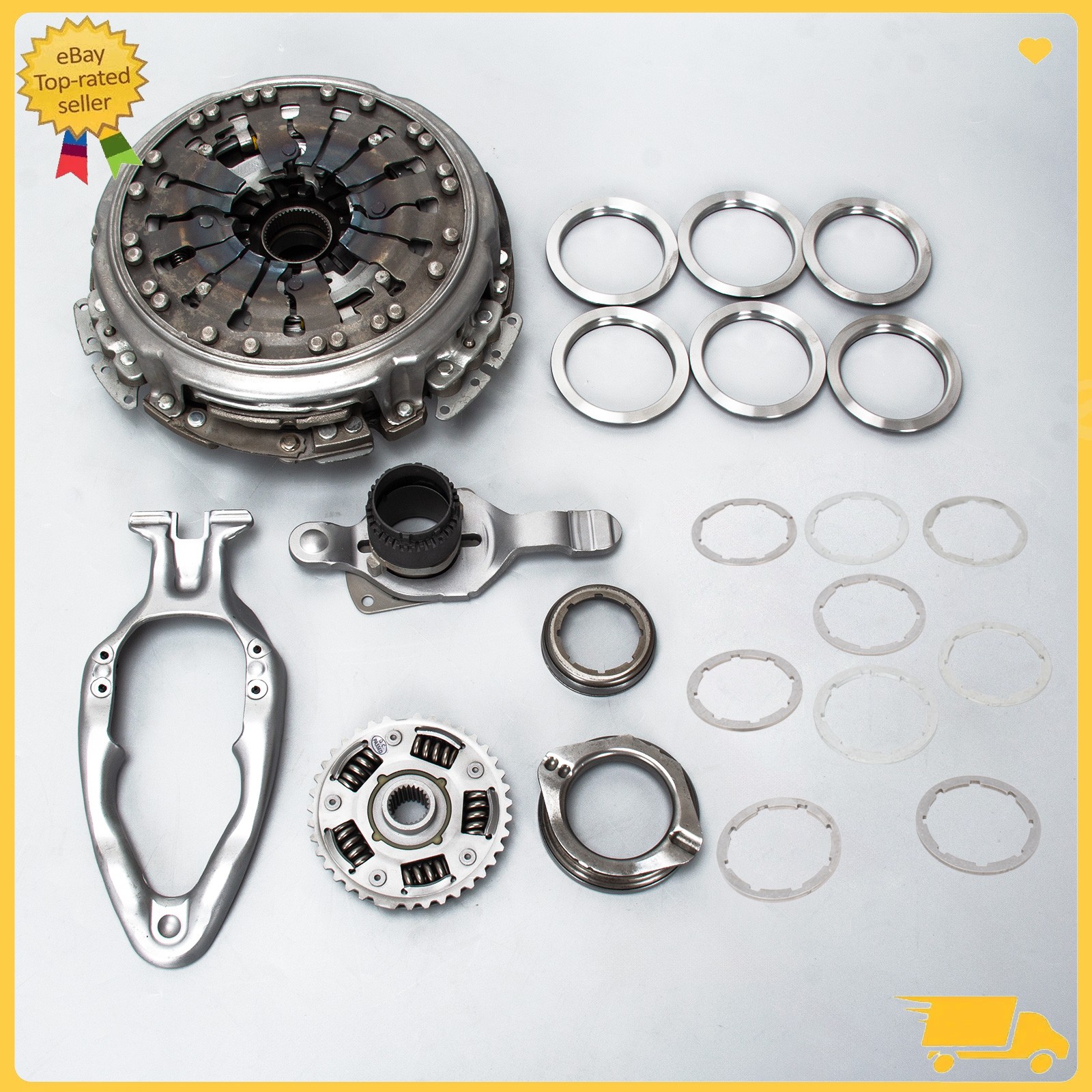 7 Speed DSG Dual Clutch DQ200 Kit For Jetta A3 1.2T 1.4T 1.8T 0AM 198140L