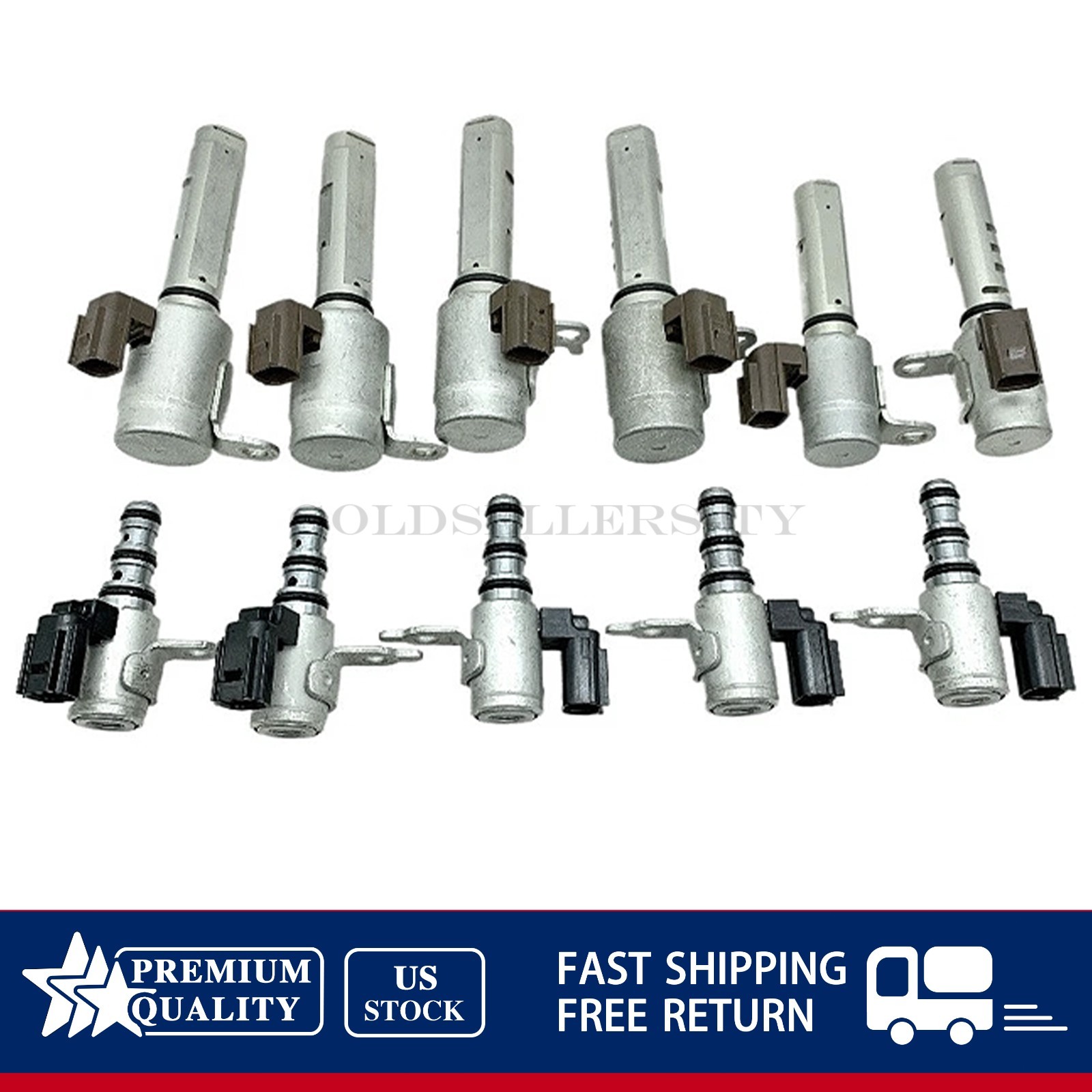 11PCS For 16-20 Acura TLX ILX 8DCT MDSA M4JA Automatic Transmission Solenoid Set