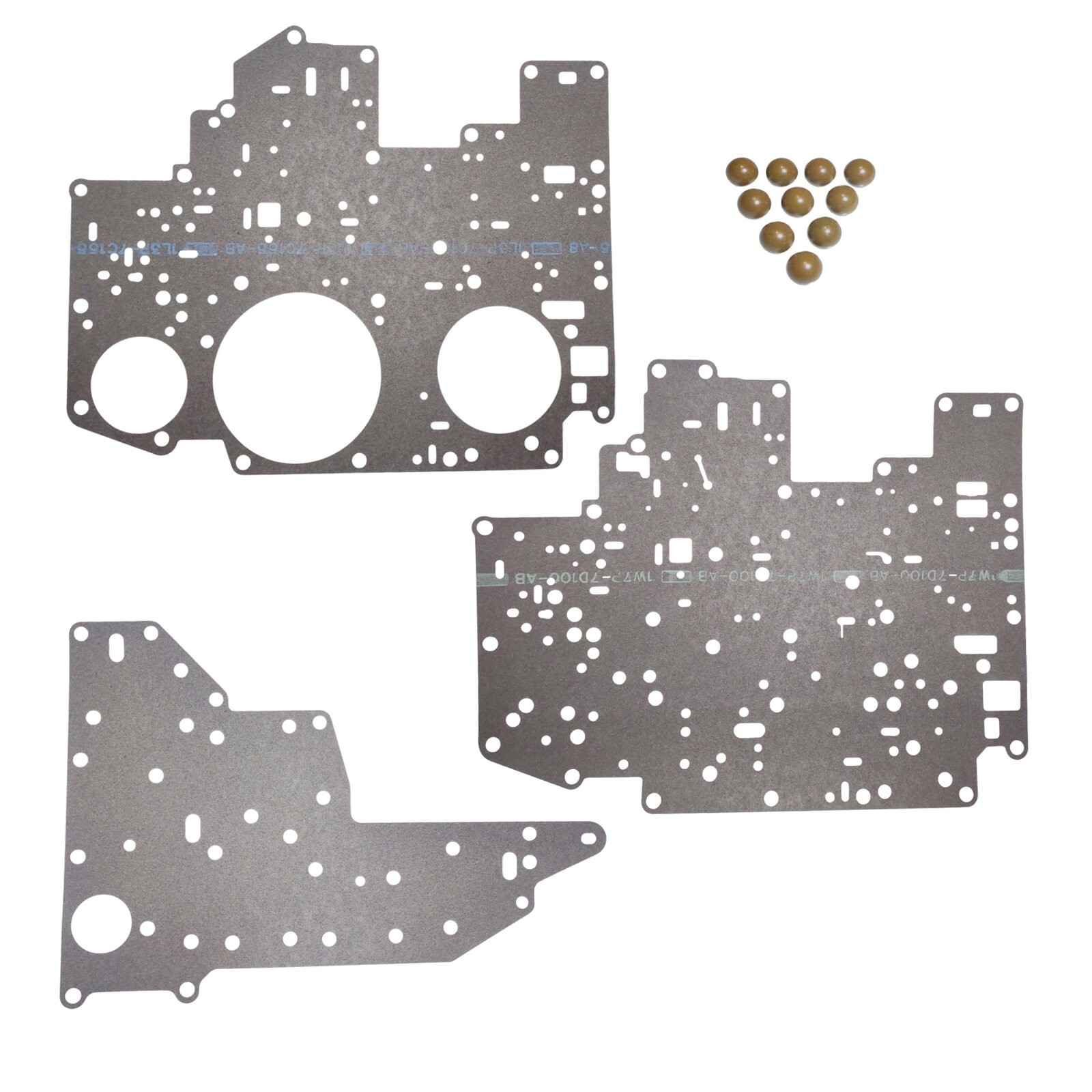 4R70W 4R75W Valve Body Gaskets with TORLON Check Balls 1996-up also 4R70E 4R75E