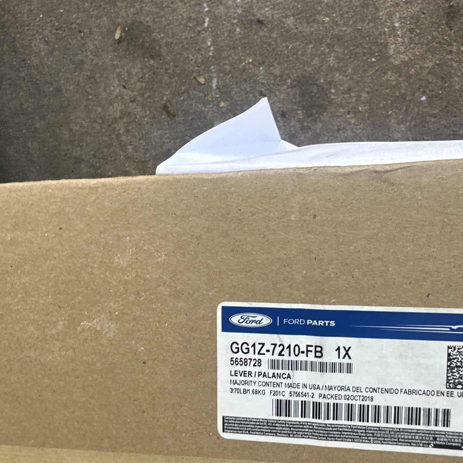 2013-2019 ford Taurus Genuine Ford Lever Gear Shift GG1Z-7210-FB