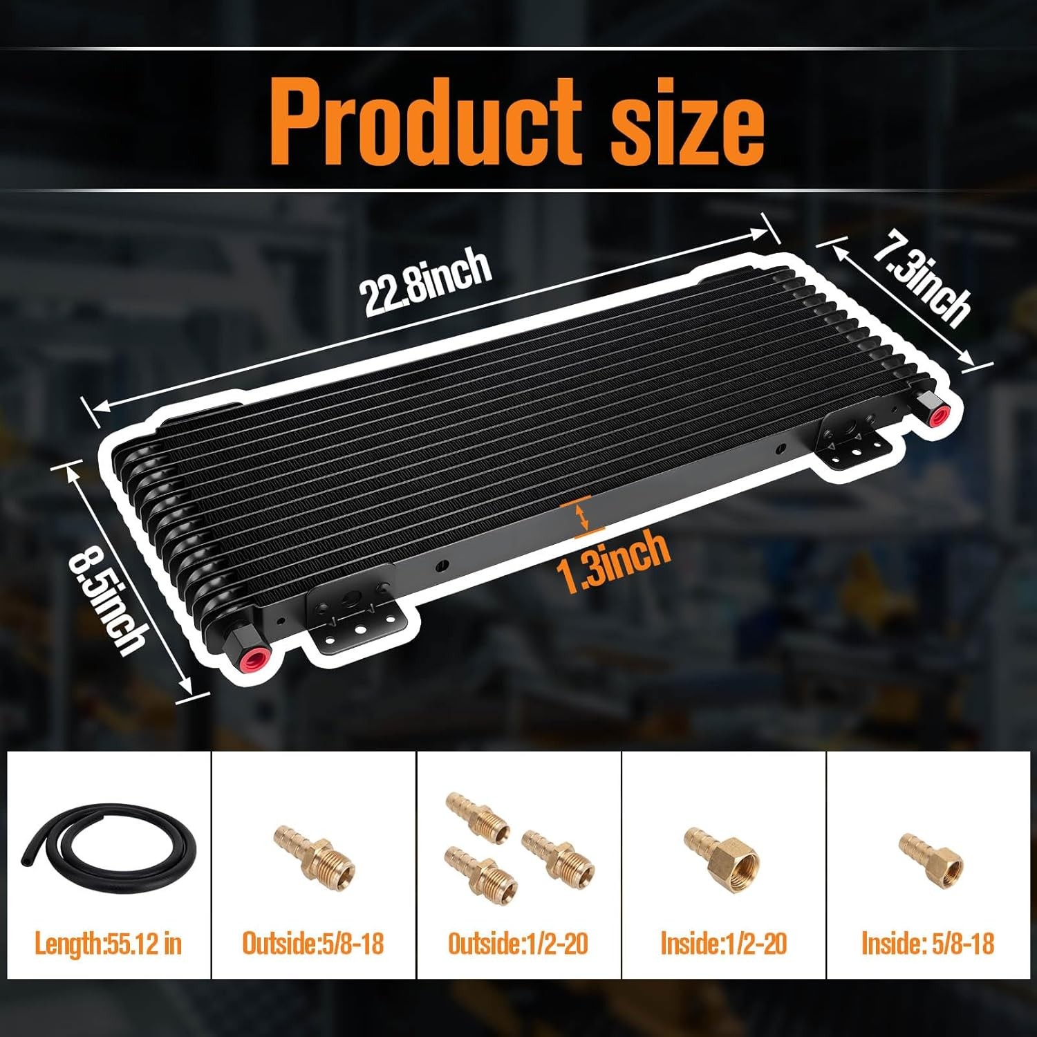 40K Transmission Oil Cooler For Tru Cool Low Pressure Drop GVW Max 40K LPD47391