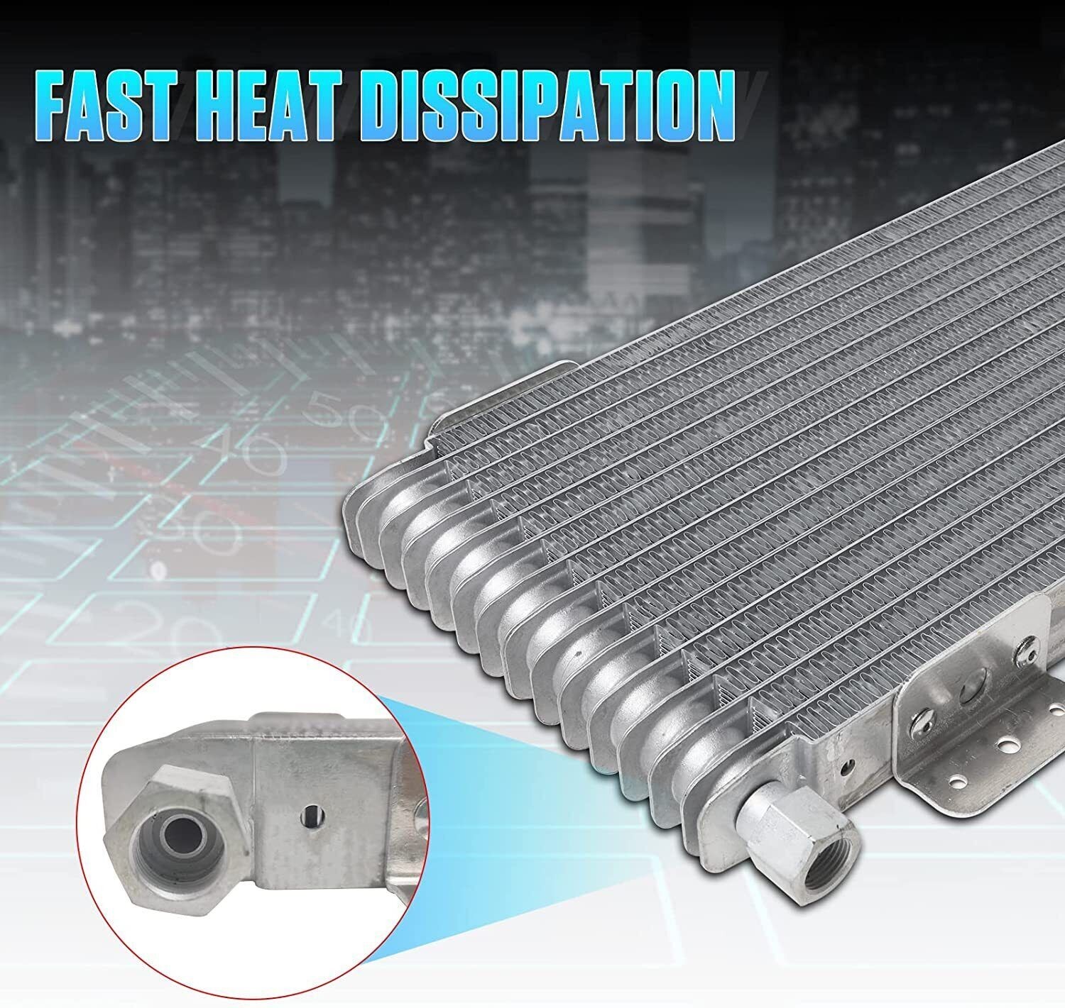 40,000 GVW Transmission Oil Cooler Low Pressure Drop 47391 LPD47391 Max 40K US