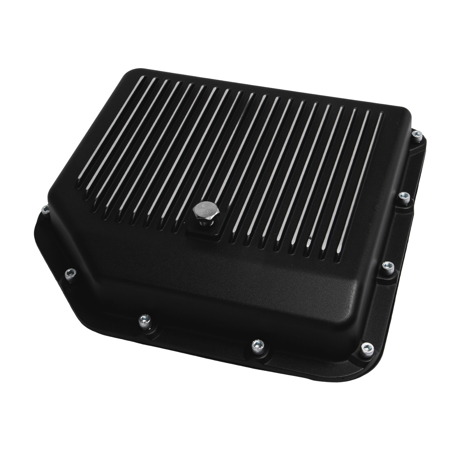 NEW Transmission Oil Pan TH350 Turbo 350 Stock Capacity Die Cast Aluminum Black