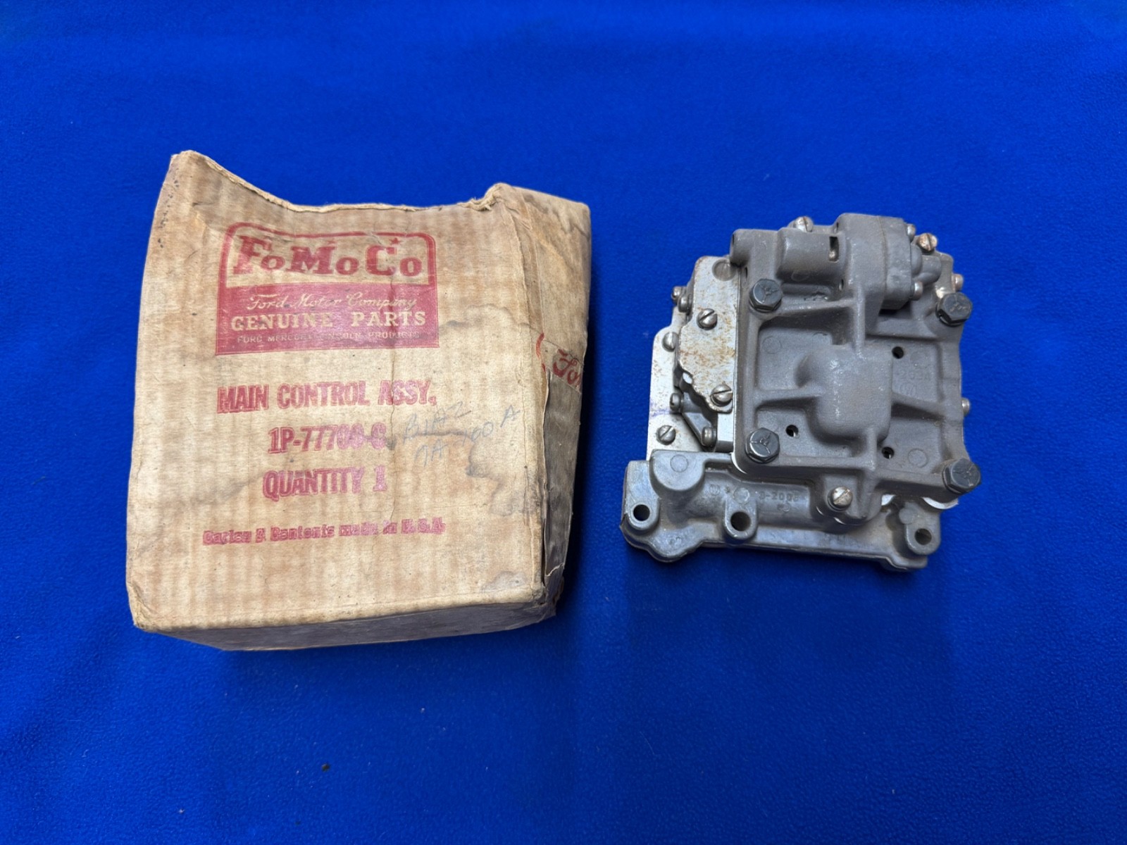 Ford Genuine NOS Transmission Valve Body Main Control B1AZ-7A100-A