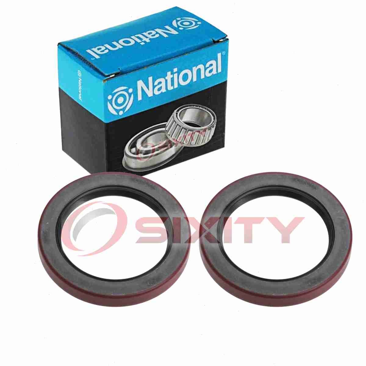 2 pc National Rear Inner Wheel Seals for 1967-1974 GMC C25 C2500 Suburban vh