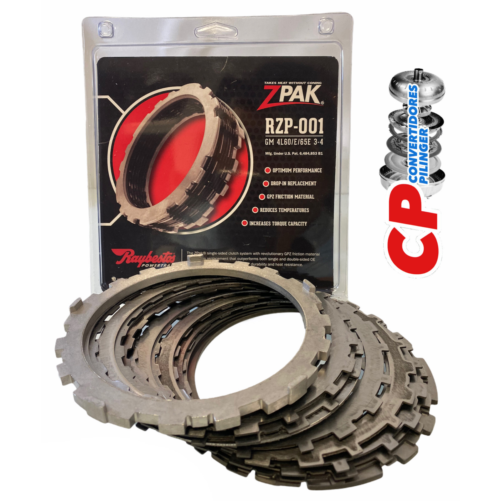ZPAK 4L60E 4L65E 700R4 Transmission 3-4 Raybestos Z-Pak GM Heavy Duty RZP-001