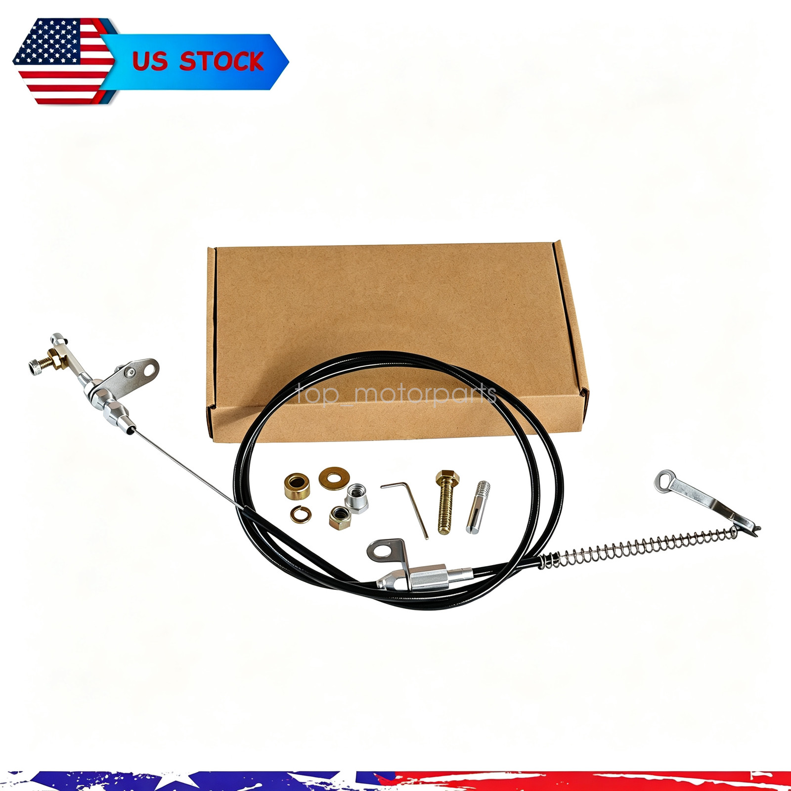 New KD-2AODU Black Kickdown Cable Kit For Ford/AOD Lokar US FAST SHIPPING US