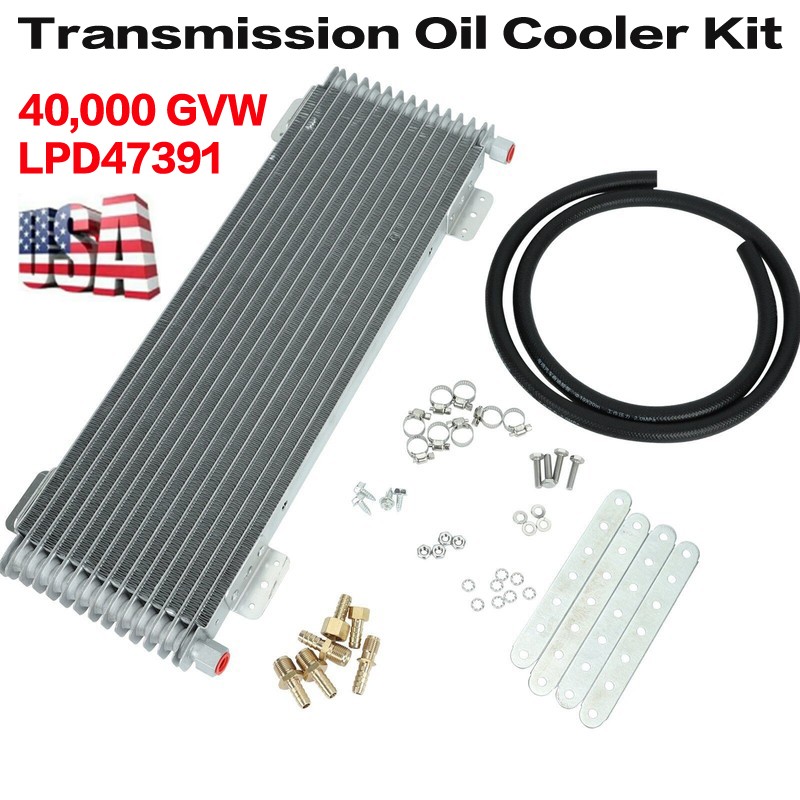 Tru-Cool Auto Transmission Cooler Kit 40000 GVW LPD47391 Plate /*