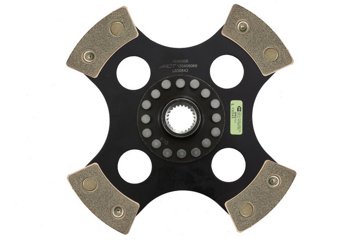 Advanced Clutch 4240008 ACT 4 Pad Rigid Race Clutch Disc