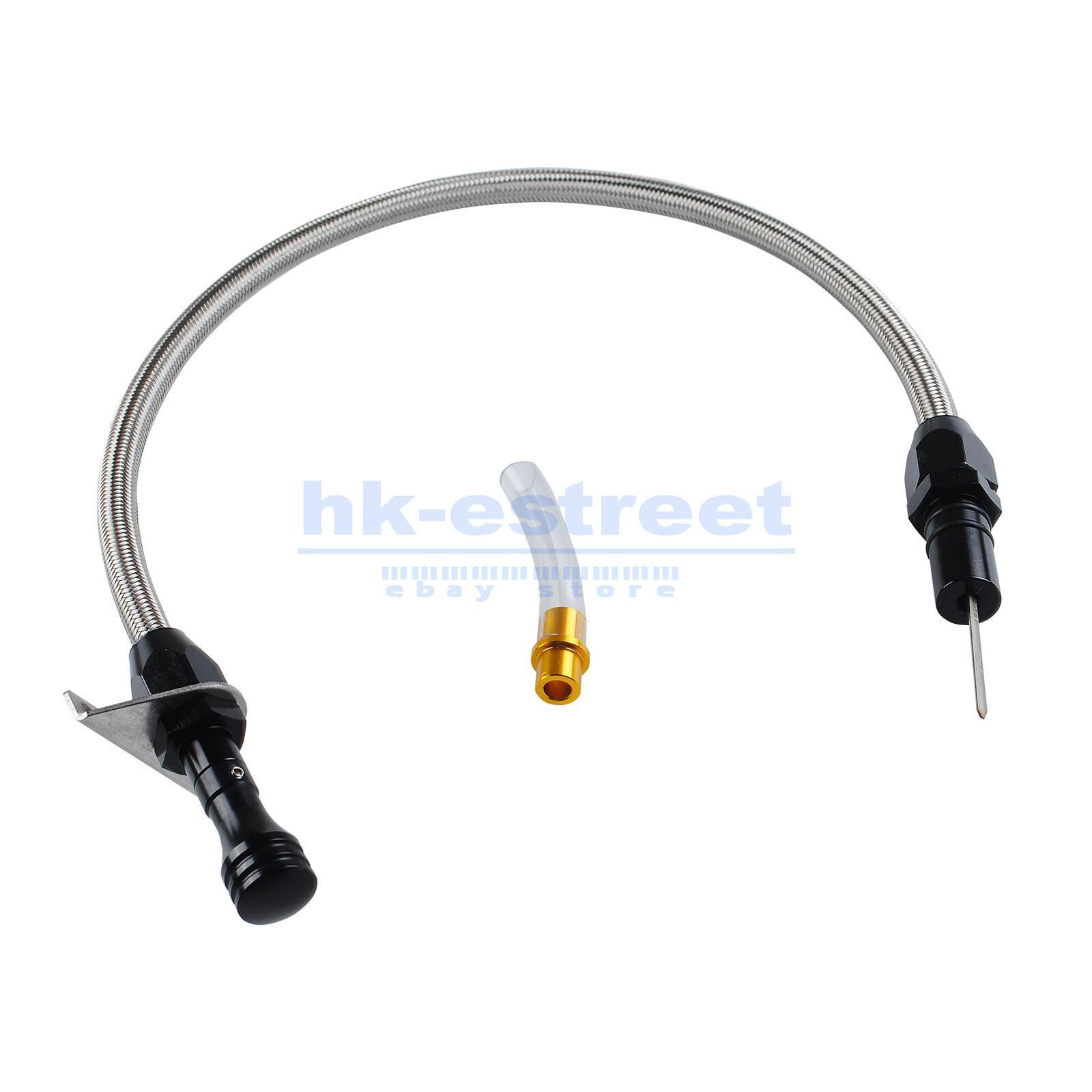 For Ford AOD Flexible Chrome Stainless Steel Transmission Dipstick AODE 4R70W US