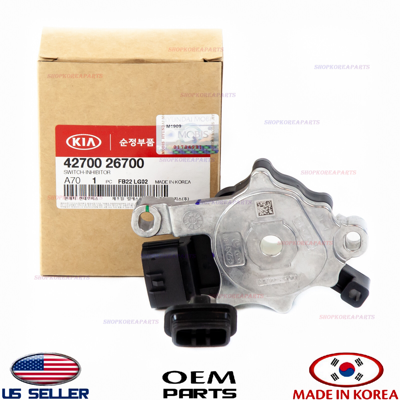 Genuine Inhibitor Neutral Safety Switch HYUNDAI KIA 2011-2022 *See compatibility