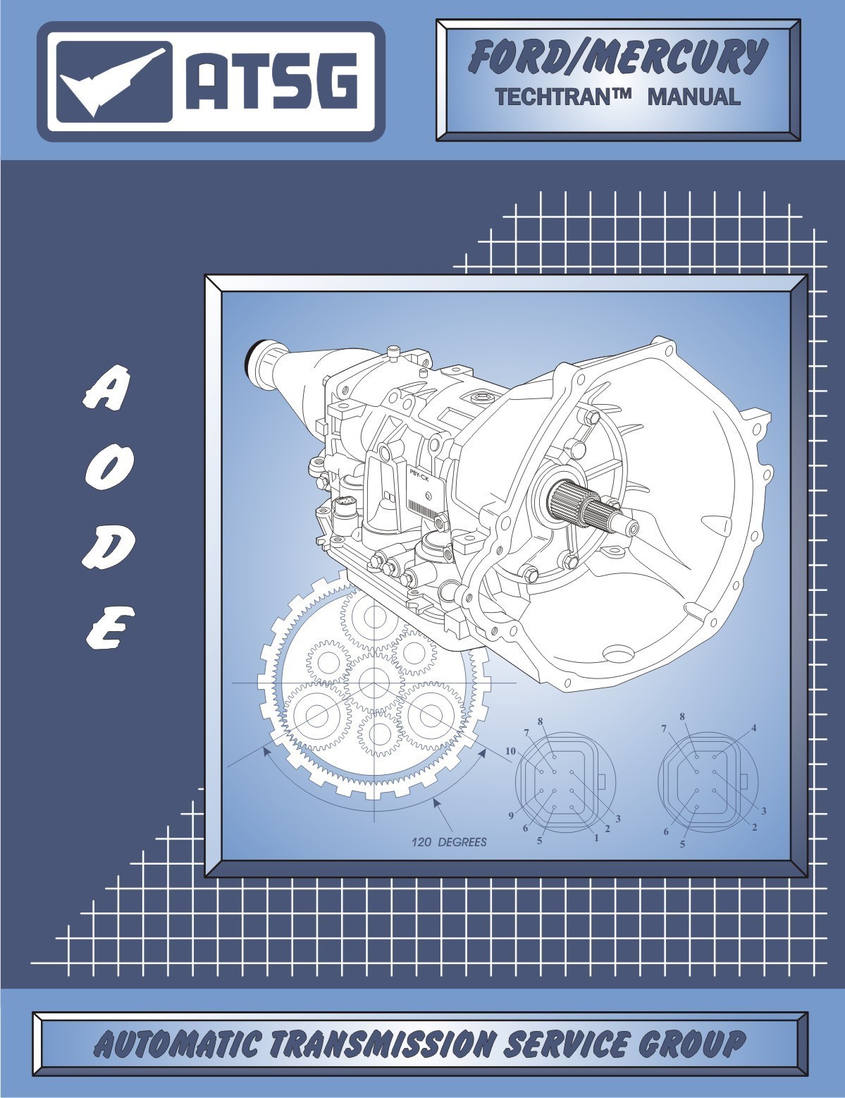 Fits Ford AODE 4R70W Transmission ATSG Rebuild Instruction Service Tech Manual