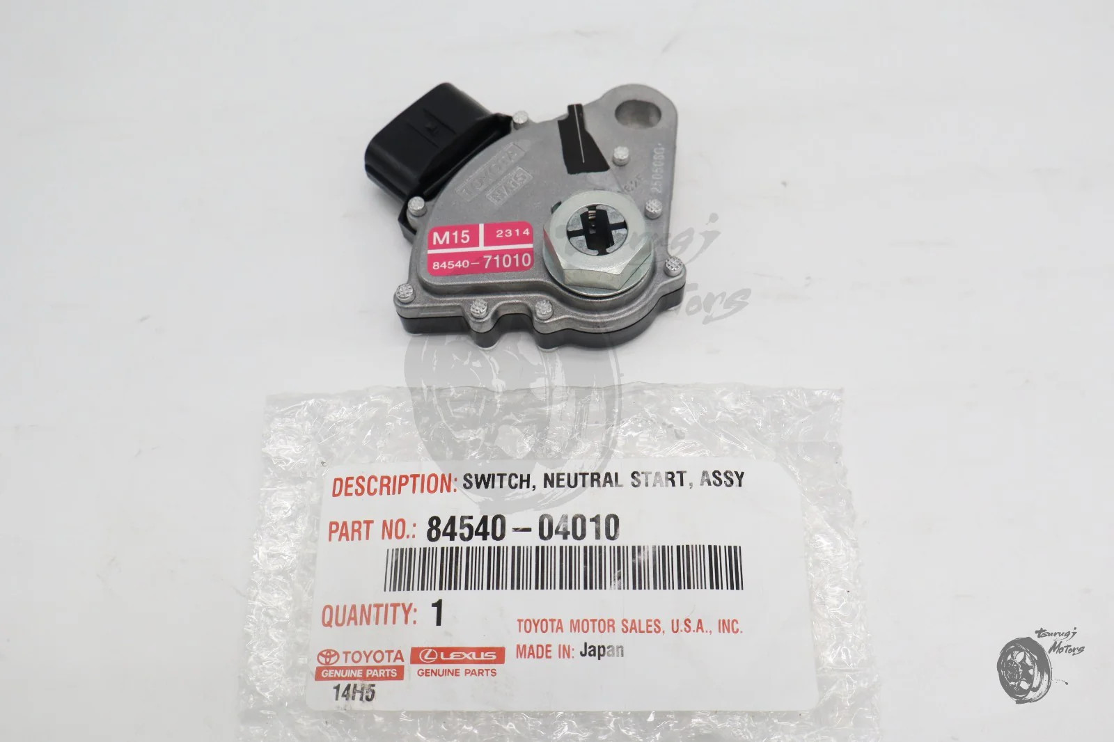 Toyota Lexus Genuine OEM 84540-04010 Neutral Safety Switch OEM New