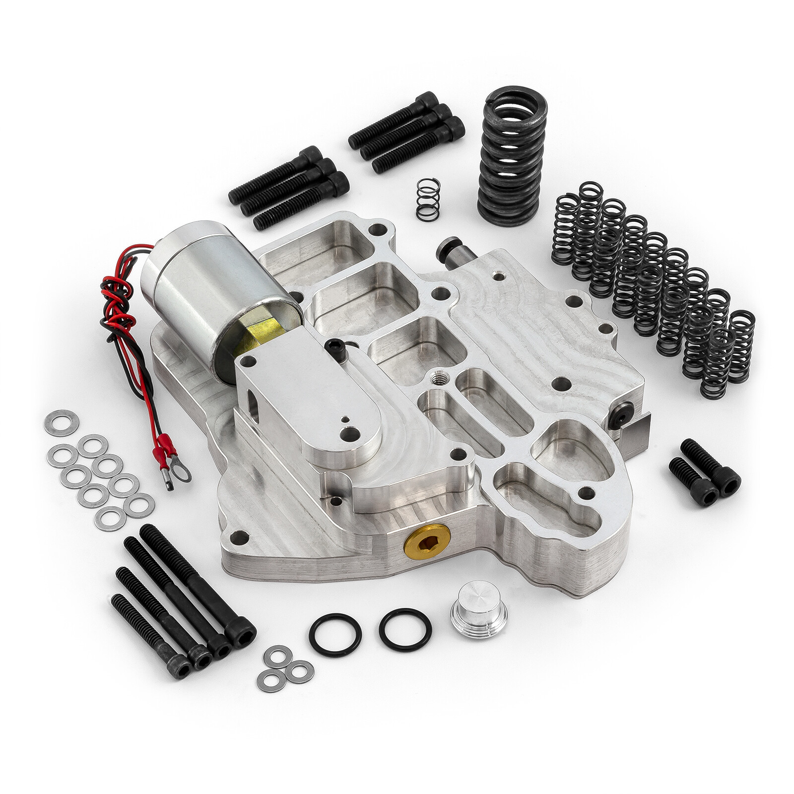 GM TH400 Transmission Billet Aluminum Full Manual 2-Speed Valve Body – Silver
