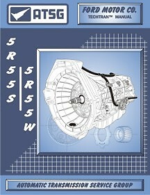Fits Ford 5R55W 5R55S Transmission ATSG Tech Rebuild Manual