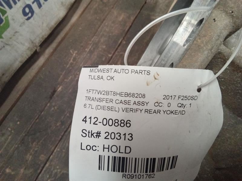 Transfer Case 6.7L Diesel Electronic Shift Fits 17-19 FORD F250SD PICKUP 9101762