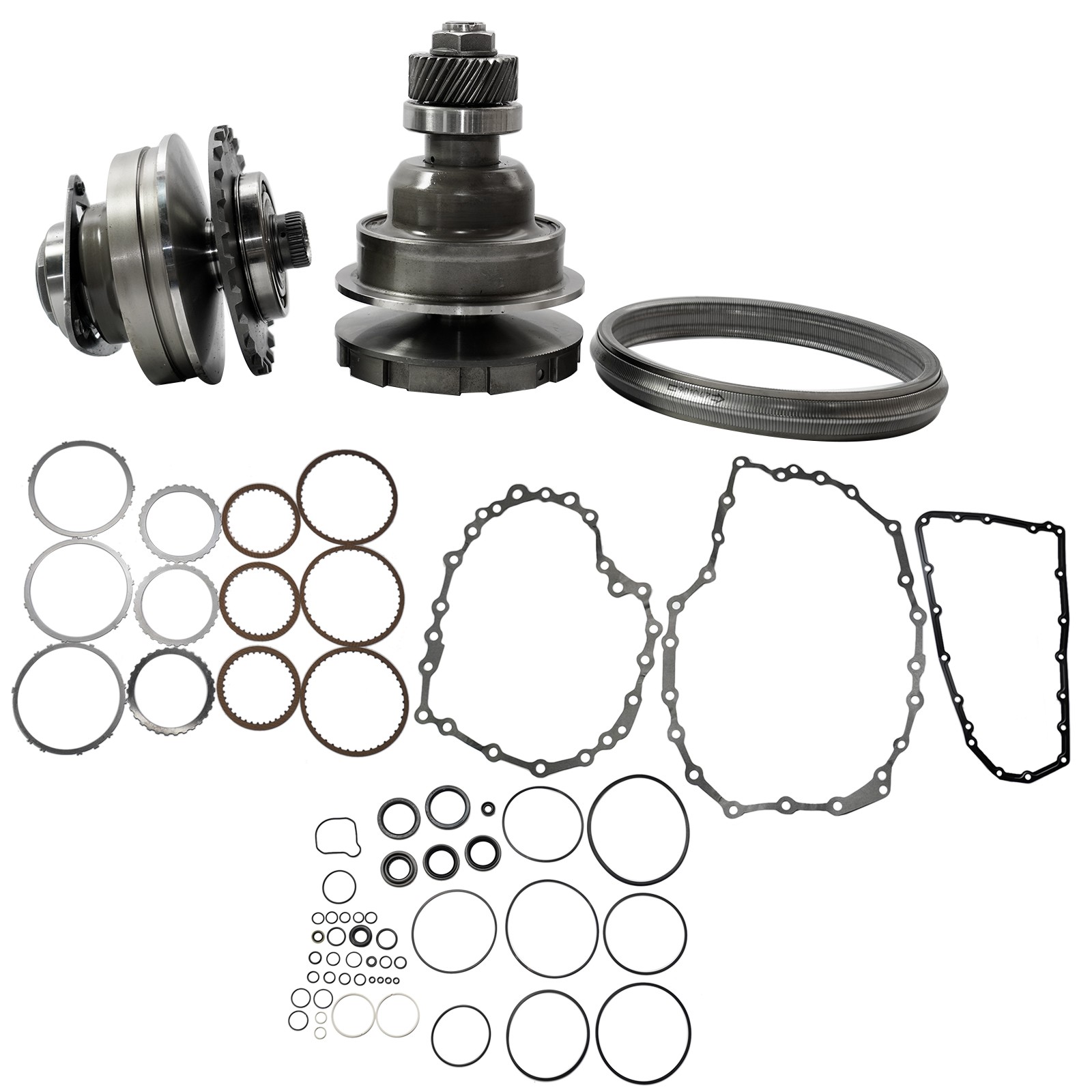 RE0F10A JF011E Pulley Set with Chain Belt & Rebuild Kit for Nissan Rogue L4 2.5L