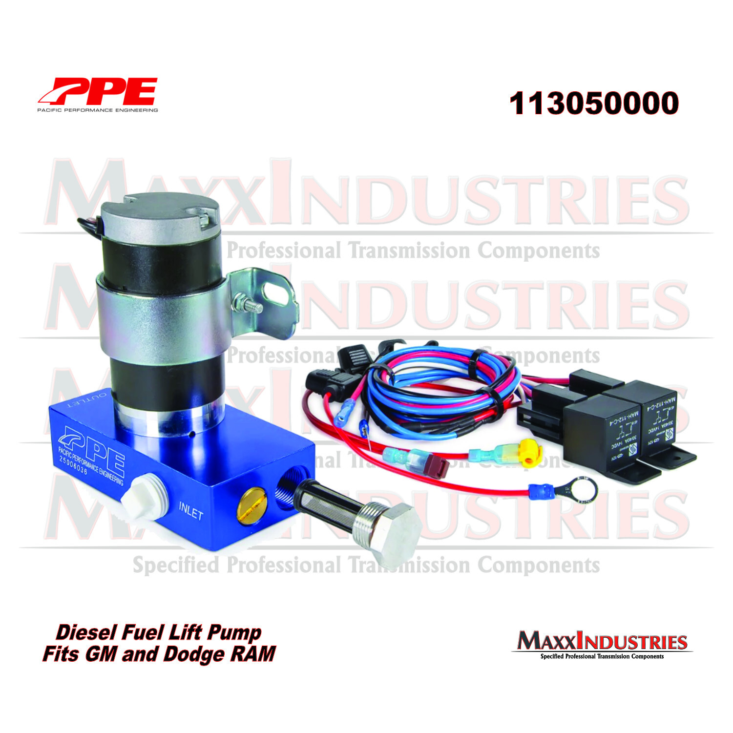 Duramax Cummins Performance High Volume Diesel Fuel Lift Pump by PPE 113050000