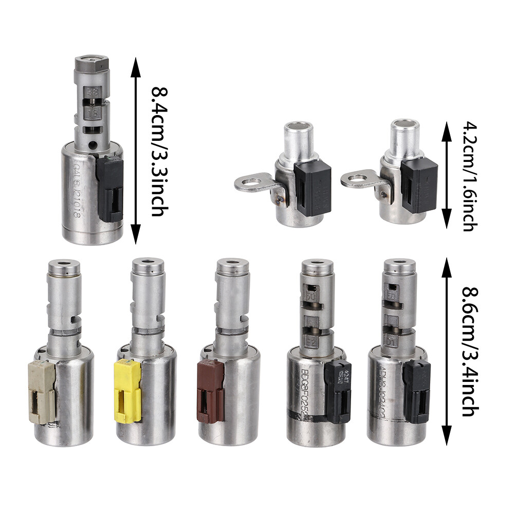 6-speed FWD Transmission Solenoids 8pcs For Golf 2007 2008 2009 2010 2011