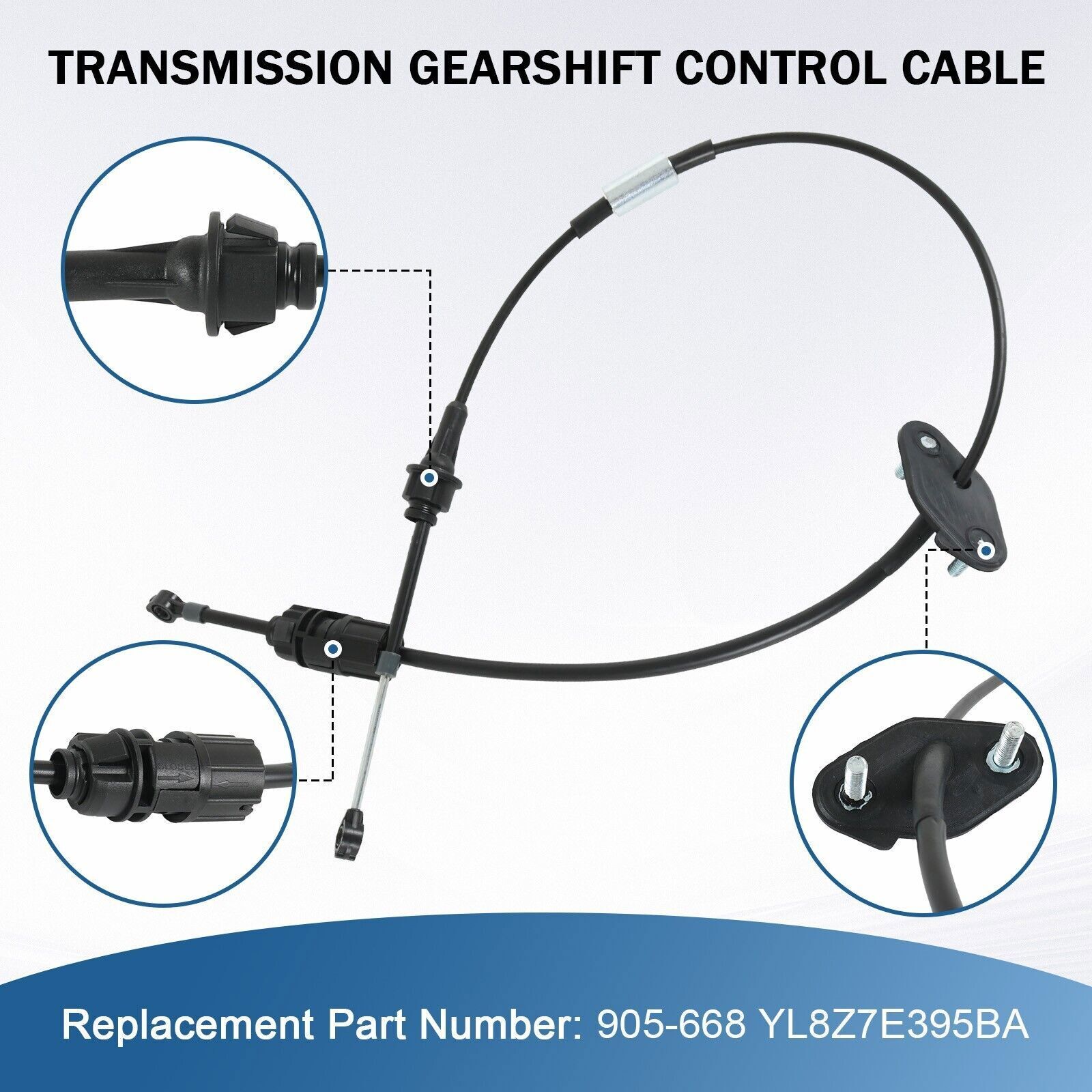 Automatic Transmission Shift Cable Fits 2001-2003 Ford Escape CD4E YL8Z-7E395-BA
