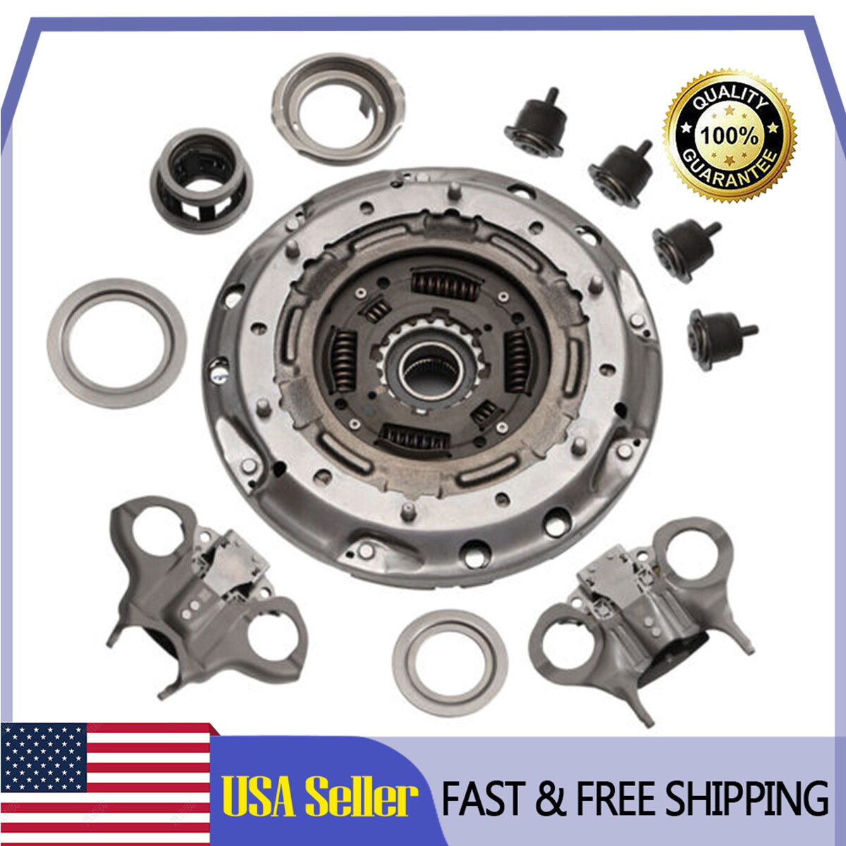 Transmission Dual Clutch Fork Kit For FORD FOCUS Fiesta 2012- 2019 6DCT250 DPS6