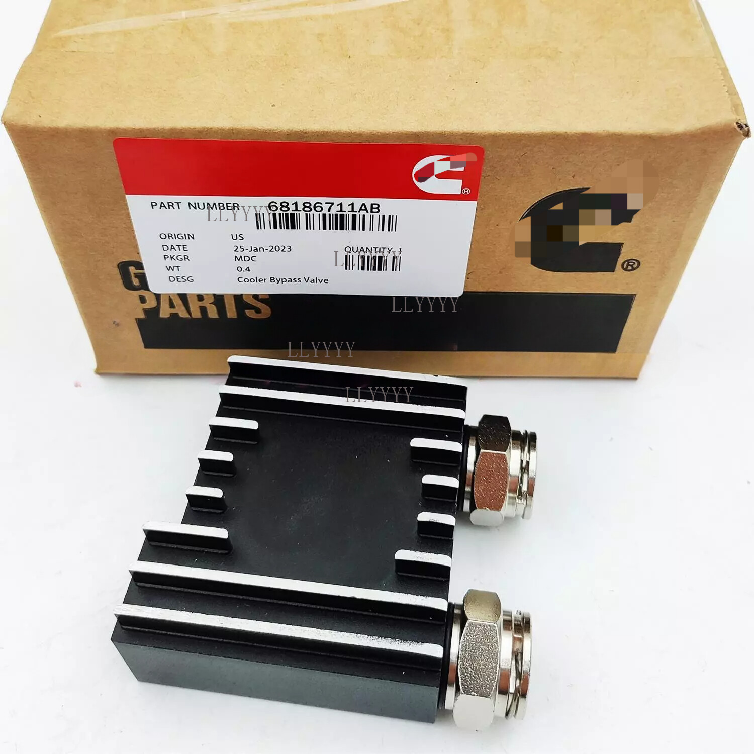 OEM 68RFE Transmission Cooler Thermal Bypass for 2013-18 Dodge Ram 2500 6.7L