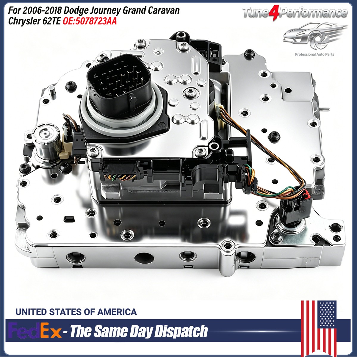 For Town & Country Grand Caravan Journey 08-19 New 62TE Transmission Valve Body.