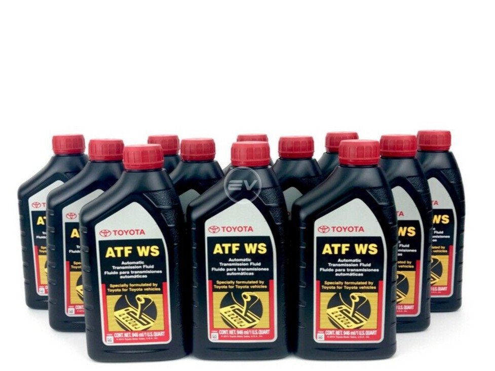 Toyota Lexus Sion ATF WS Transmission Fluid 00289-ATFWS OEM Case of 12 Quarts