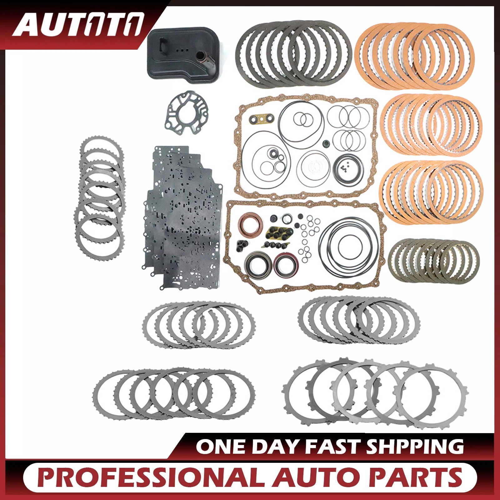 6L90 6L90E 6L80 6L80E Transmission Master Rebuild Kit Overhaul & Filter Friction
