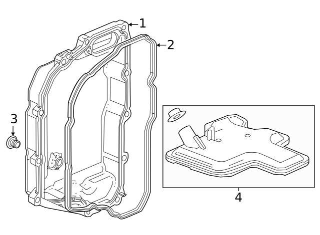 Genuine GM Side Cover 24049671
