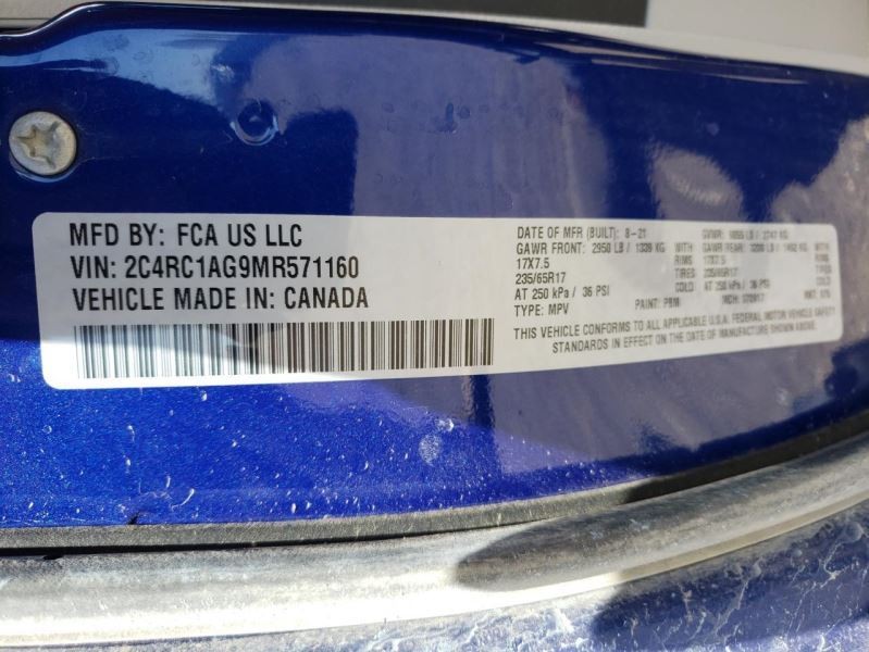 Jeep Voyager 2021 Automatic Transmission 15K mi. 68429317AA 6689