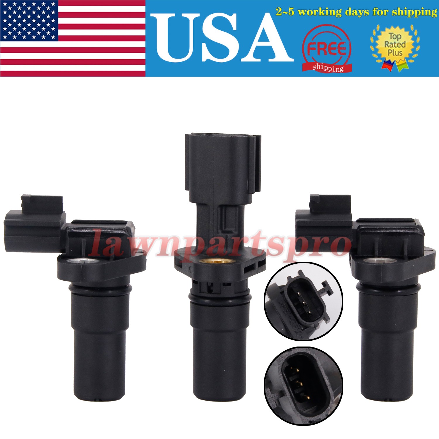 3x Input Output Speed Sensor CVT CVT7 RE0F11A JF015E fit Nissan Sentra Infiniti