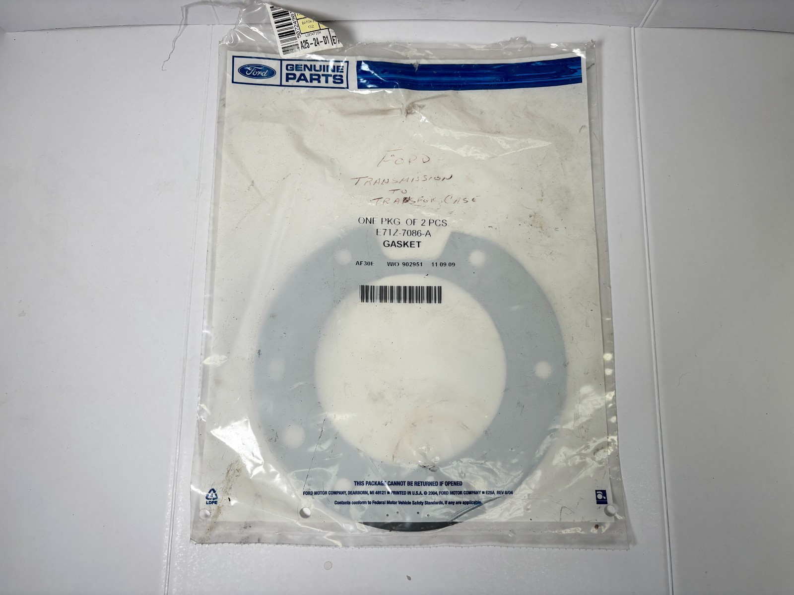 Genuine Ford E7TZ-7086-A Transmission Extension Housing Gasket – OEM Replacement