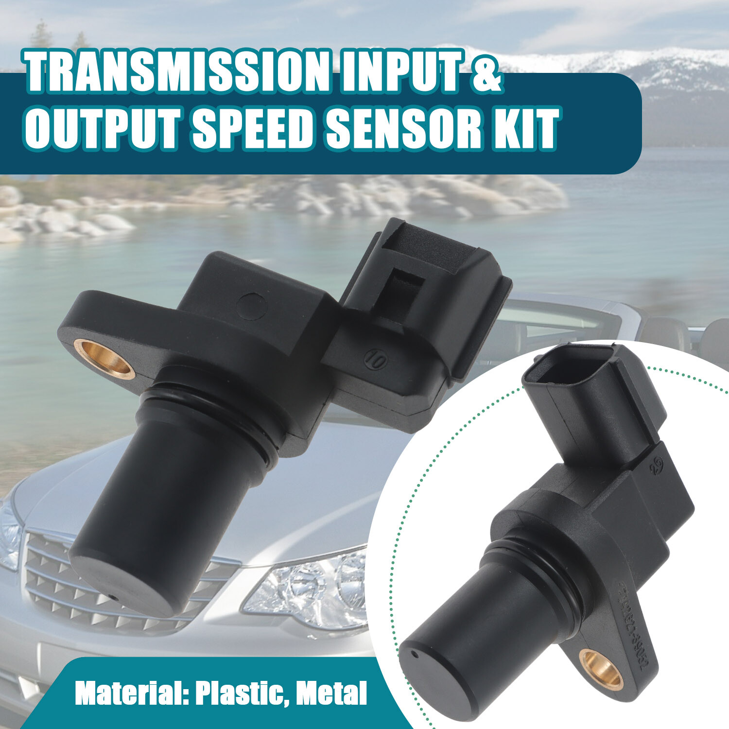 Trans Input & Output Speed Sensor Kit Fits for Dodge Stratus Chrysler Sebring