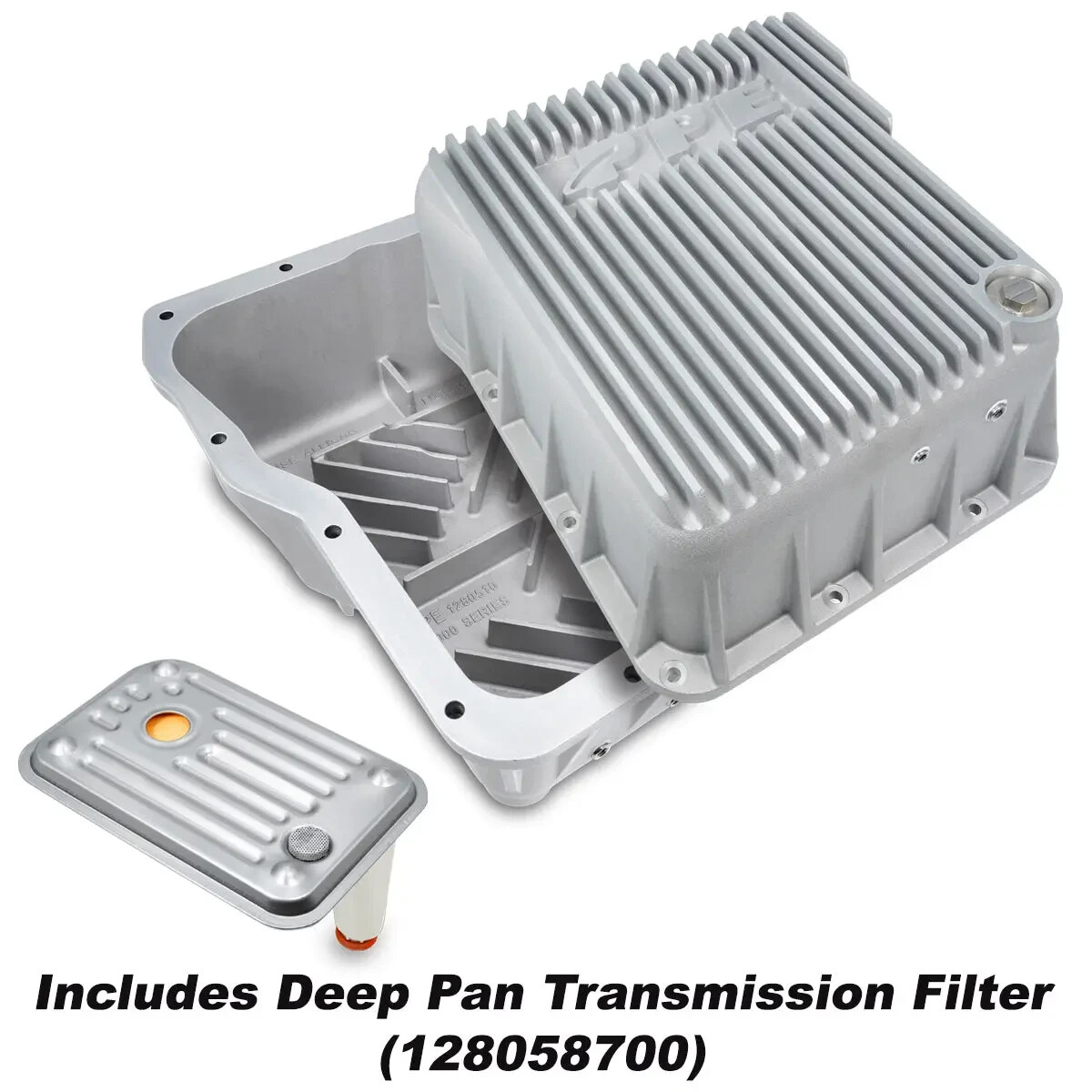 PPE Raw Deep Aluminum Transmission & Oil Pan Kit For 2017-2019 GM 6.6L Duramax