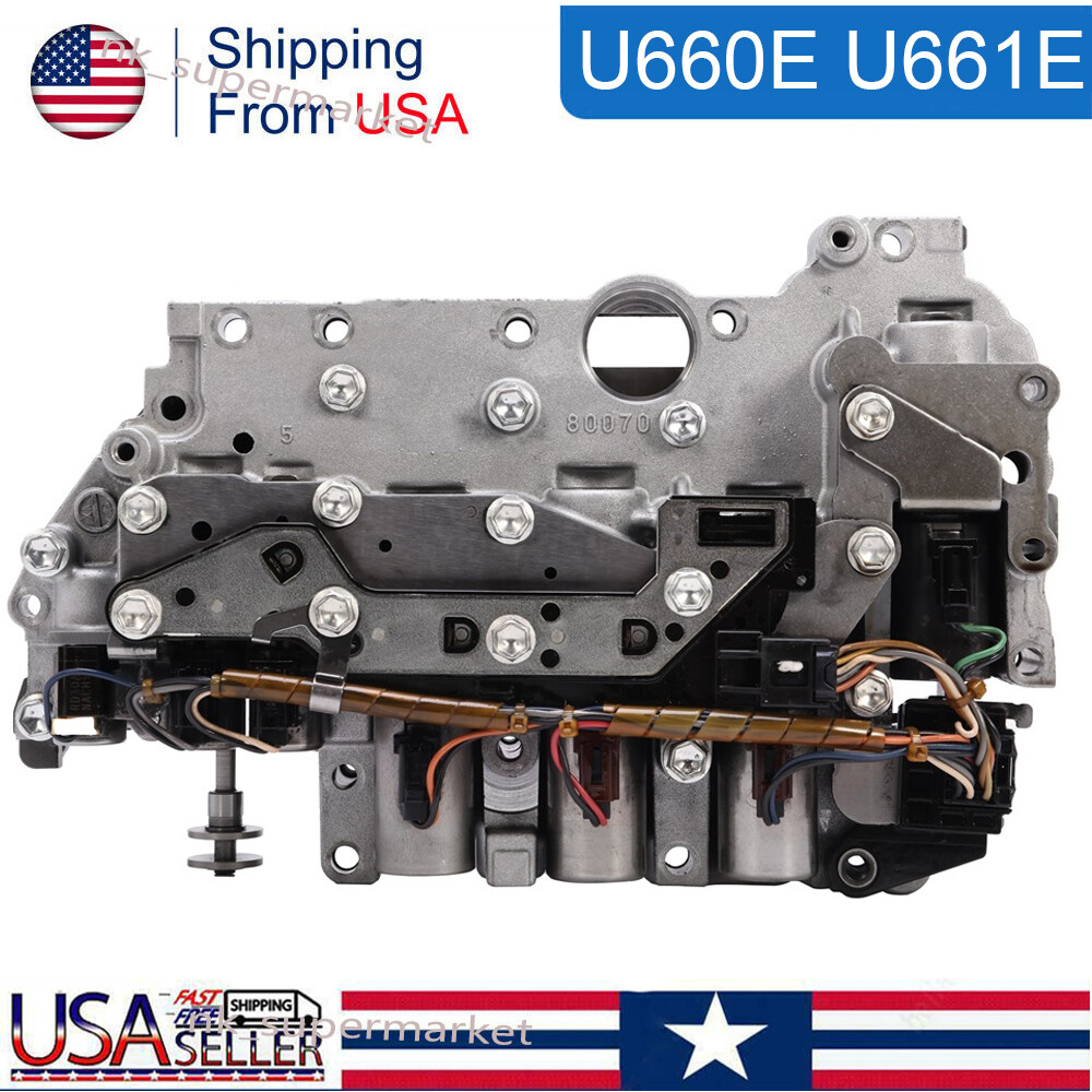 U660E U660 Transmission Valve Body W/7 Solenoids For Toyota & Lexus 2007-Up USA