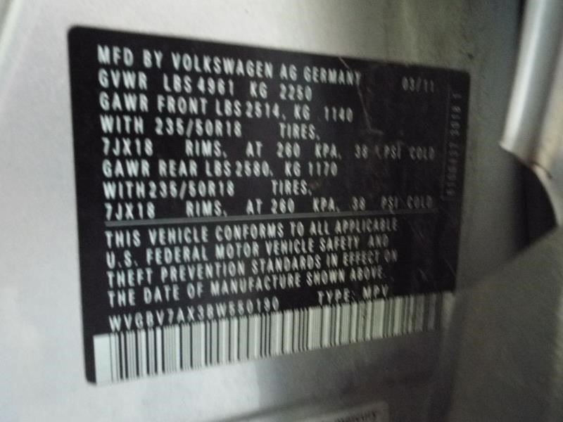 Automatic Transmission AWD 4Motion Fits 09-17 TIGUAN 442189