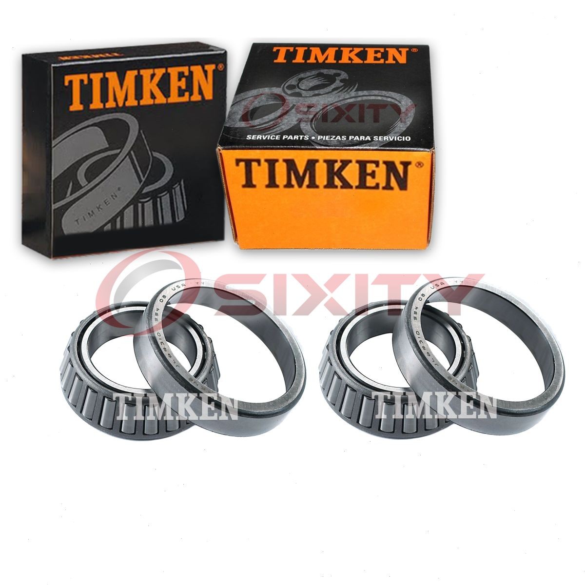 2 pc Timken Transfer Shaft Bearings for 1987-1993 Plymouth Sundance hp