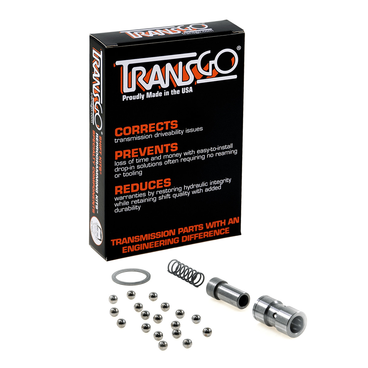 Transgo JF010E/RE0F09A Jatco CVT Flow Control Valve Repair Kit 02-Up JF010E-FC